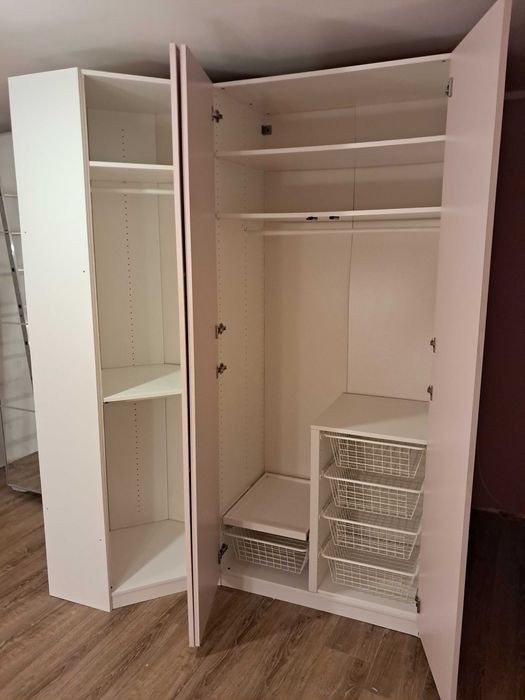 Szafa Ikea pax dwudrzwiowa i narożna