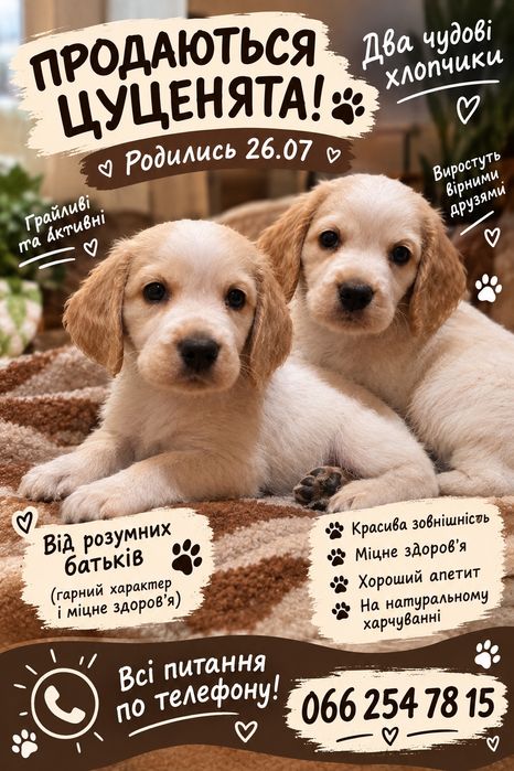 є чудових два хлопчики спаніеля