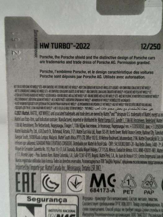 Porsche 935 hot wheels