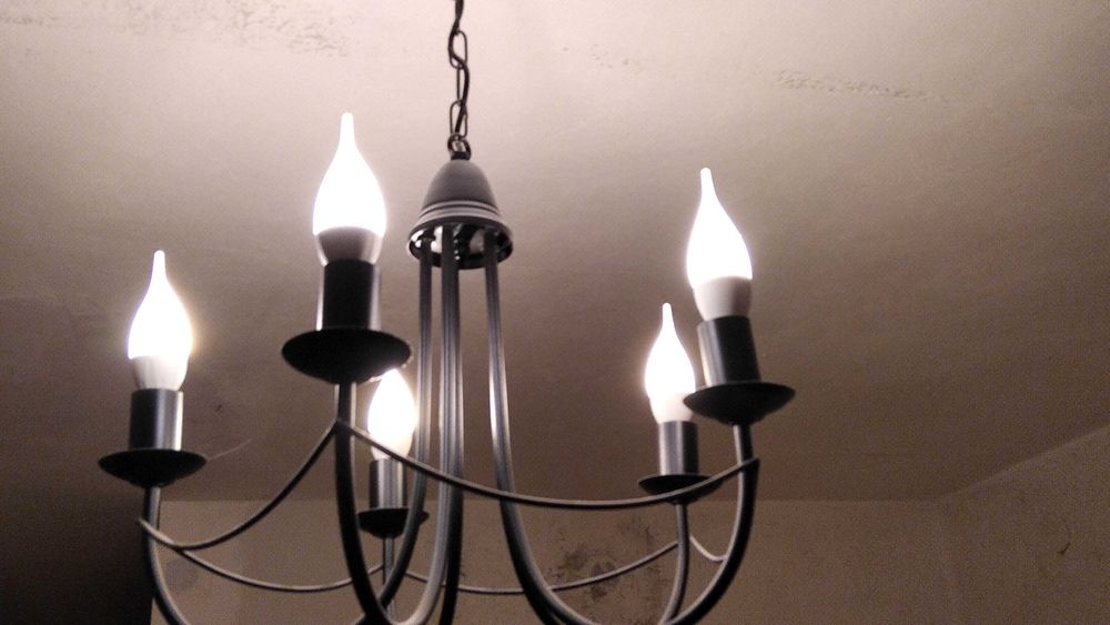Żyrandol "świeczki"
