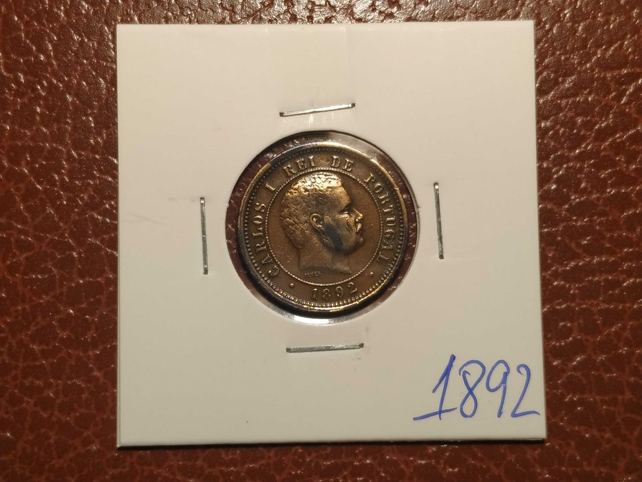 121 moeda Portuguesa de 5 reis de 1892 (Monarquia)