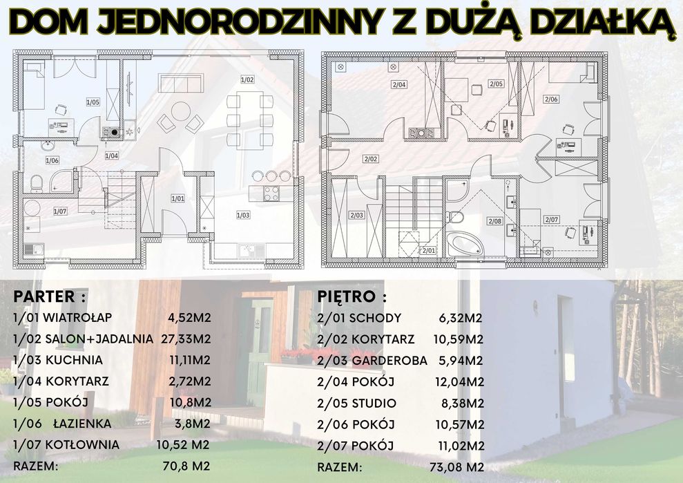 Dom jednorodzinny w BABROSTACH, POMPA CIEPŁA