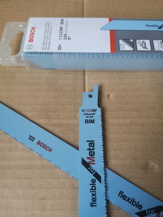 Bosch s1122bf brzeszczot do metalu pila szablasta lisi ogon 25szt
