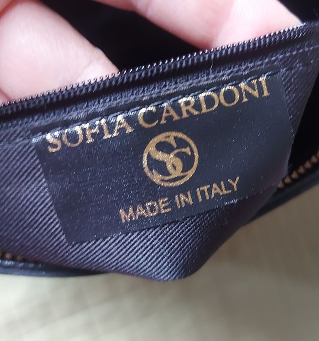 Sofia Cardoni skórzany czarny plecak skóra naturalna made in Italy