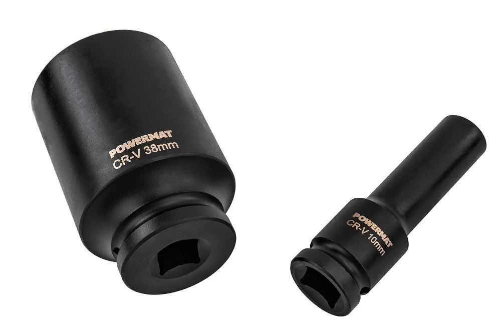 POWERMAT Zestaw Nasadek Udarowych 10-38mm Hex 20szt 1/2" 78mm PM1382