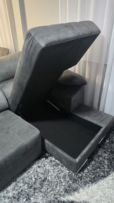 Sofá com chaiselongue