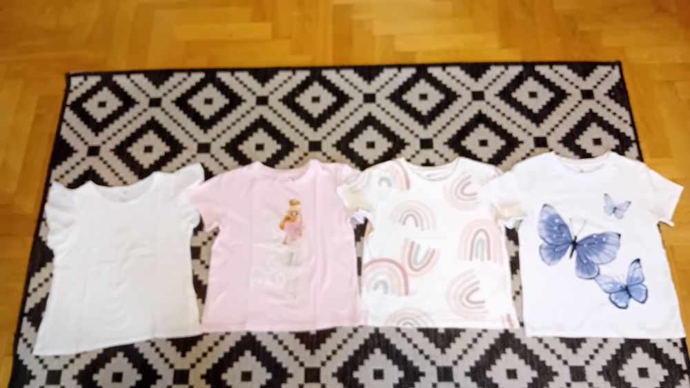 Bluzeczki firmy h&m rozmiar 122/128