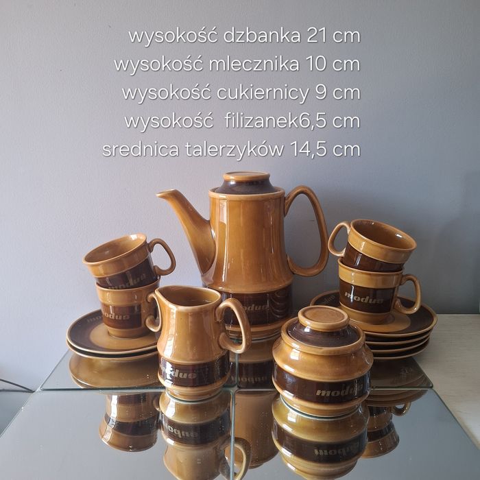 Zestaw kawowy porcelit Pruszków PRL