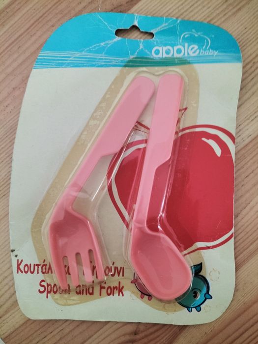 Conjunto talheres bebê novos