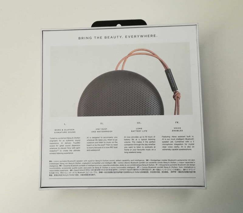 Coluna Beosound A1 (2nd Gen) - NOVA