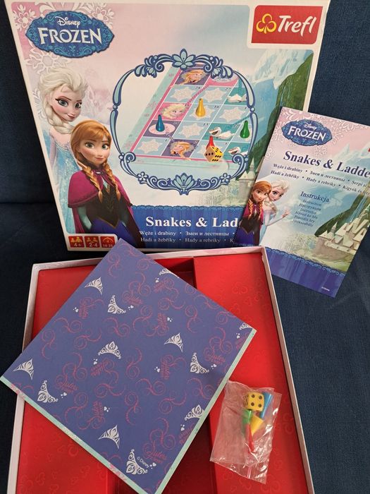 Trefl gra Frozen Elza Karina Lodu Węże i drabiny