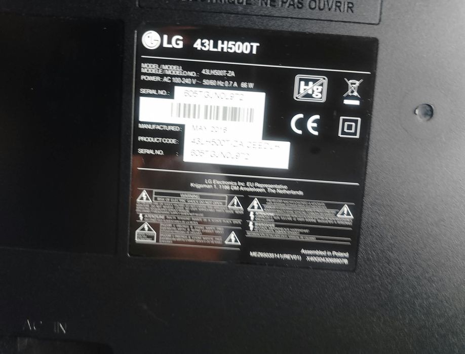 Telewizor LG 43”