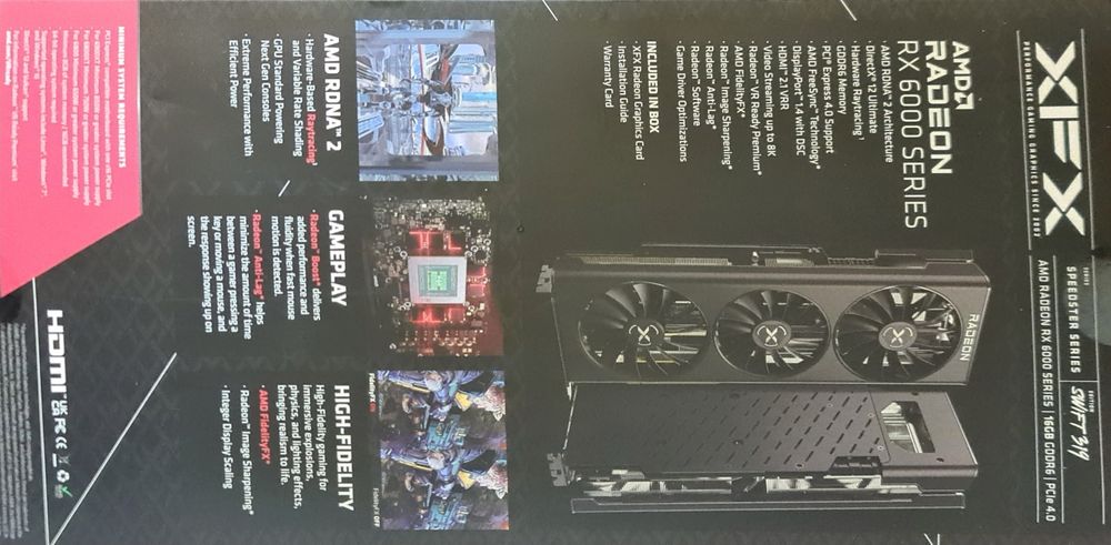 Placa gráfica XFX SWFT 319 AMD Radeon RX 6800 16GB GDDR6