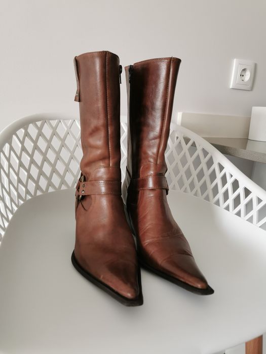 Botas em pele Tam. 37
