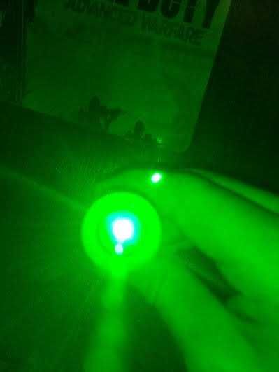 лазерна вказівка зелений промінь зі змінними насадками