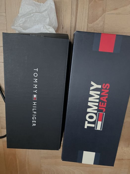 Zestaw pudelek po butach marek ralph lauren,calvin klein,guess,tommy