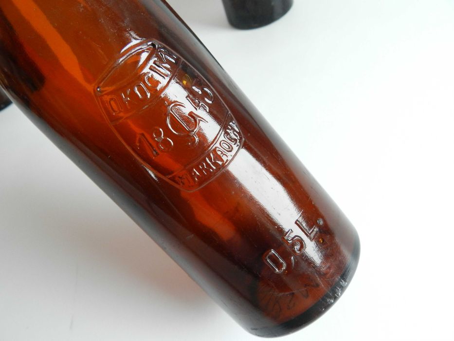 stara przedwojenna butelka Gotz Okocim cena za 3 sztuki