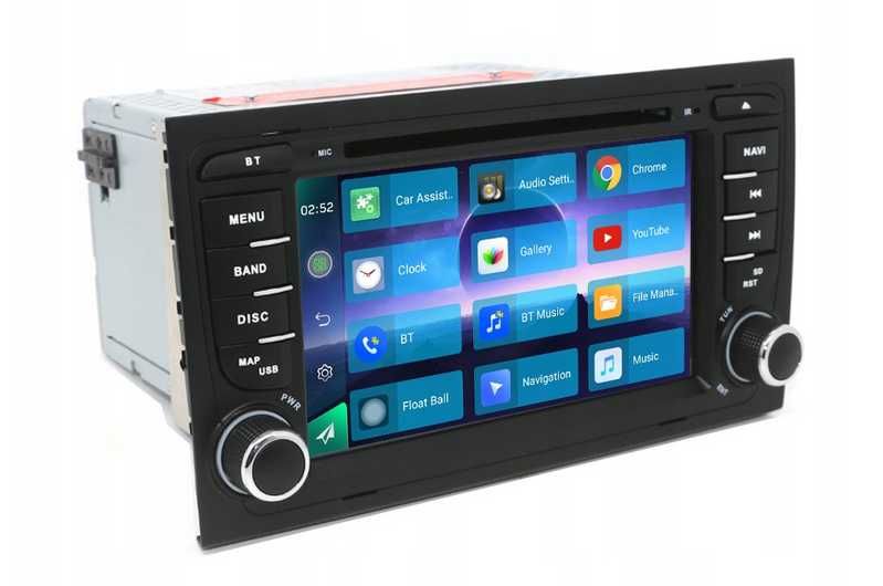 Radio FM RDS DAB CarPlay Android WiFi GPS DVD USB Audi A4 B7 Seat Exeo