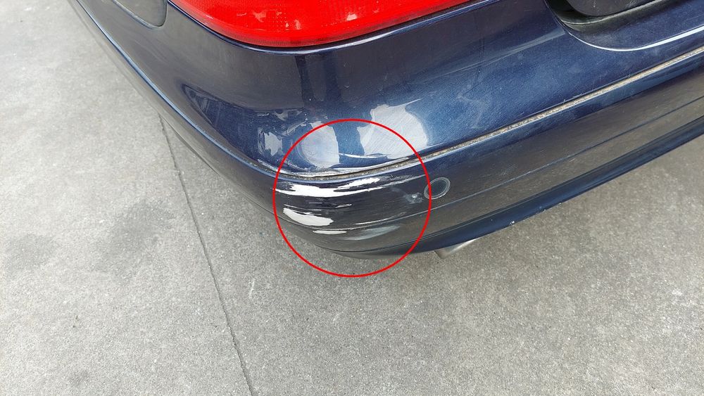 Pára-choques trás MERCEDES-BENZ CLK (C208)