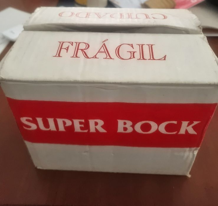 Vintage 6 copos super bock  espo 98