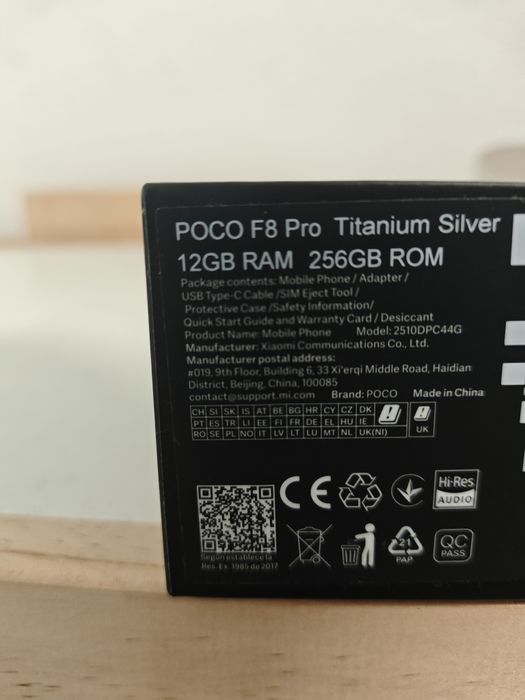 Poco F8 PRO 12/256 Titanium silver