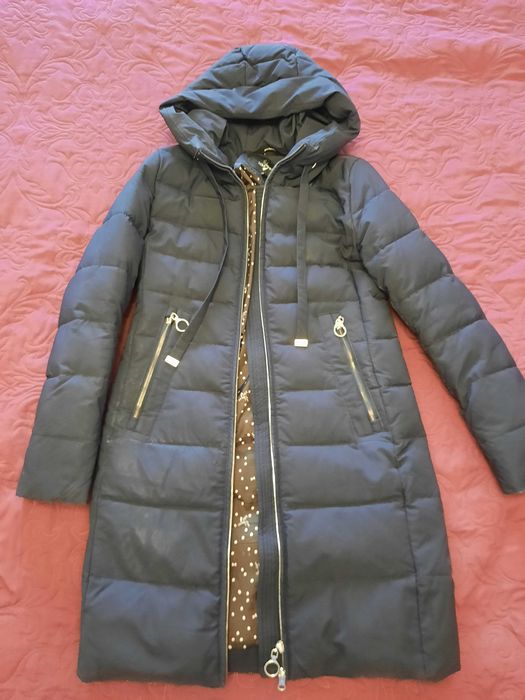 Пуховик темно синього кольору Athena S на коробку Raffaaelloo