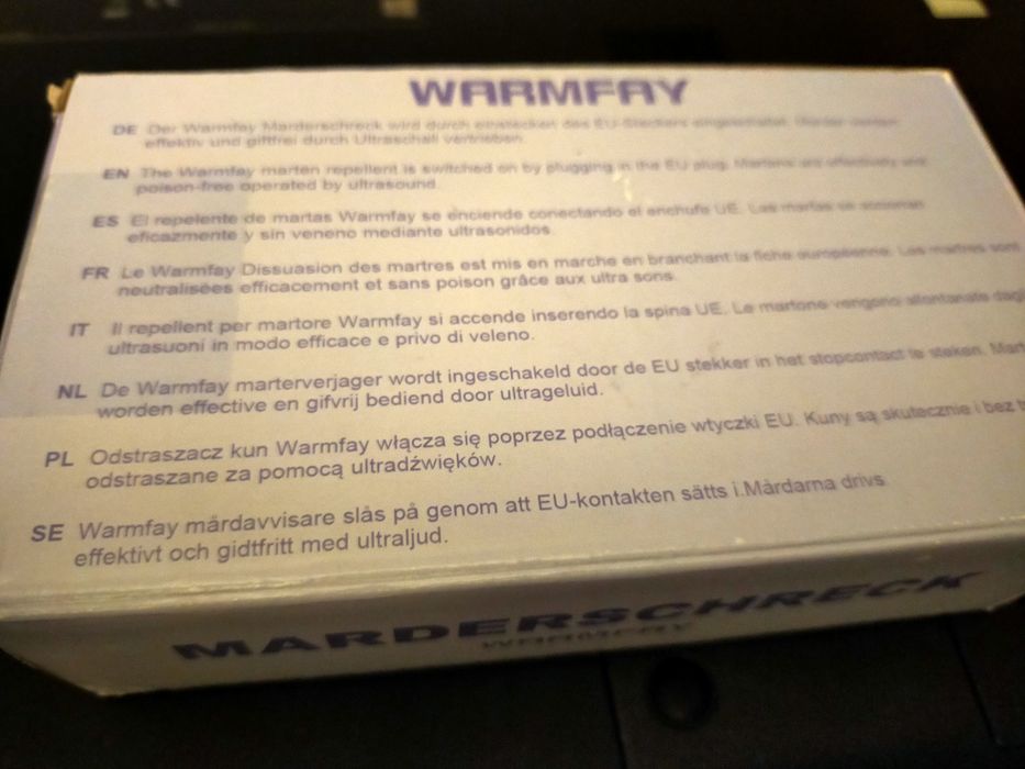 Repelente elétrico de Martas