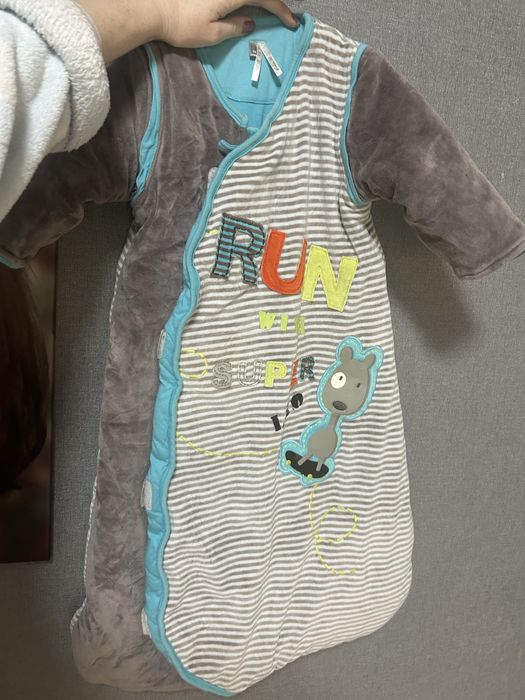 Конверт для сну дитячий кокон для сну дуже теплий 80% котон