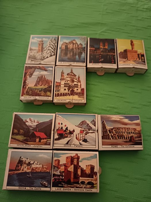 Caixas de fósforos antigas | Swiss and Italiana Scenes