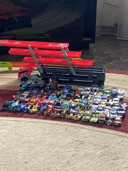 Hot Wheels треки машины грузовик трасса