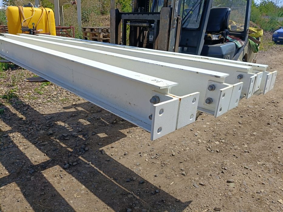 Słupy stalowe podpory 358cm dwuteownik 20x10 legar stopa hala wiata garaż