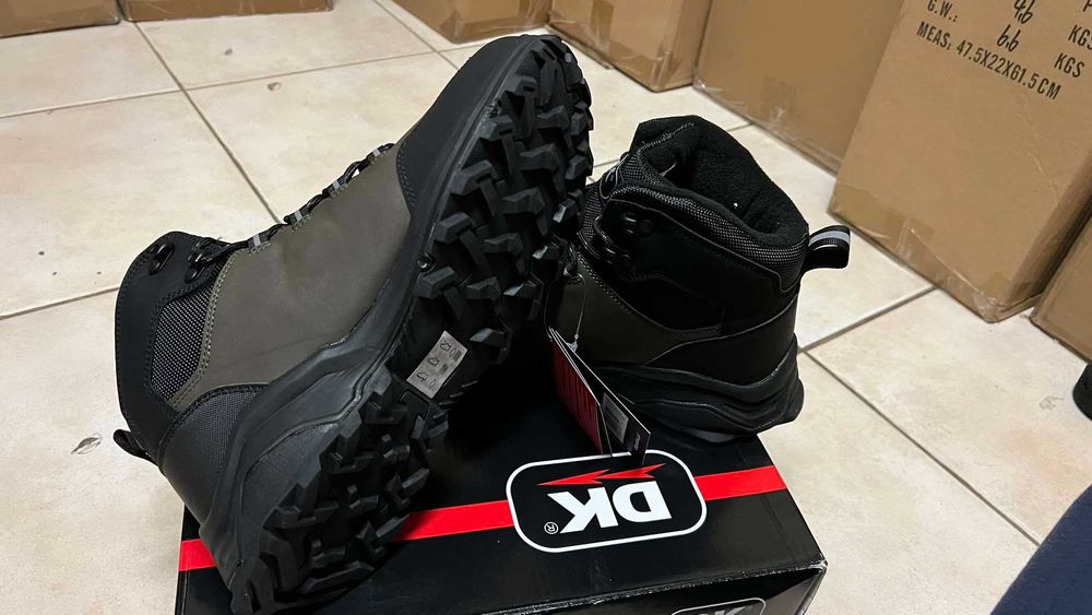 Zimowe Obuwie Męskie Kaki Nr 42