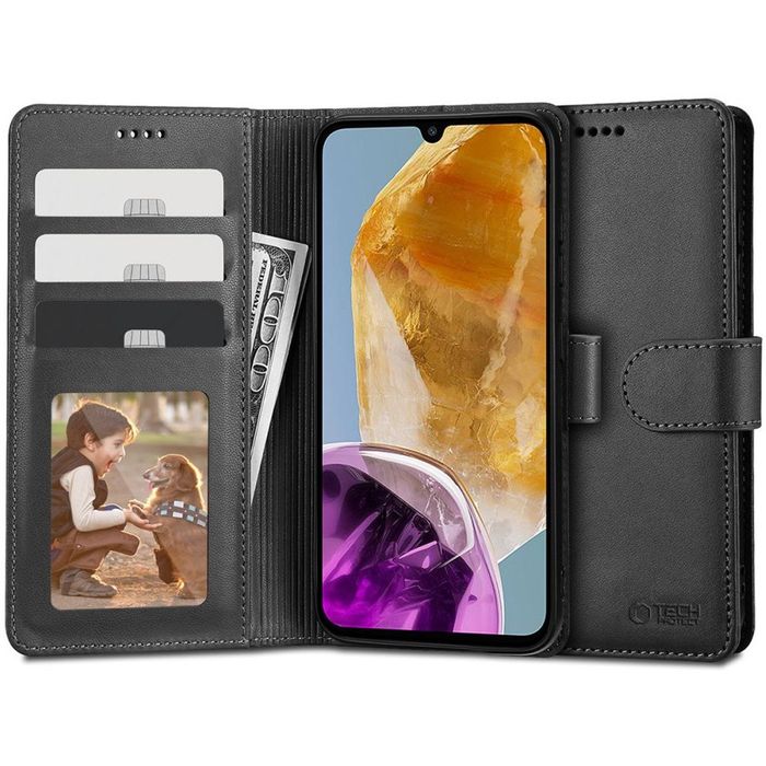 Etui Tech-Protect Book do Samsung Galaxy M15 Wallet Black