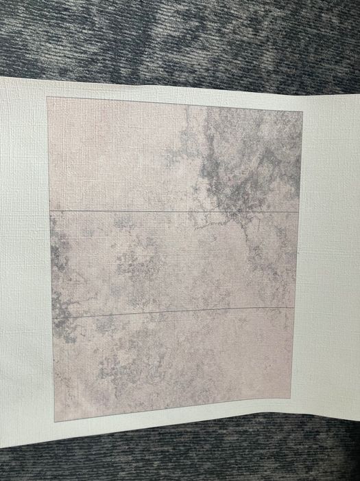 Tapeta personalizowana szaro-różowa winyl o strukturze płótna