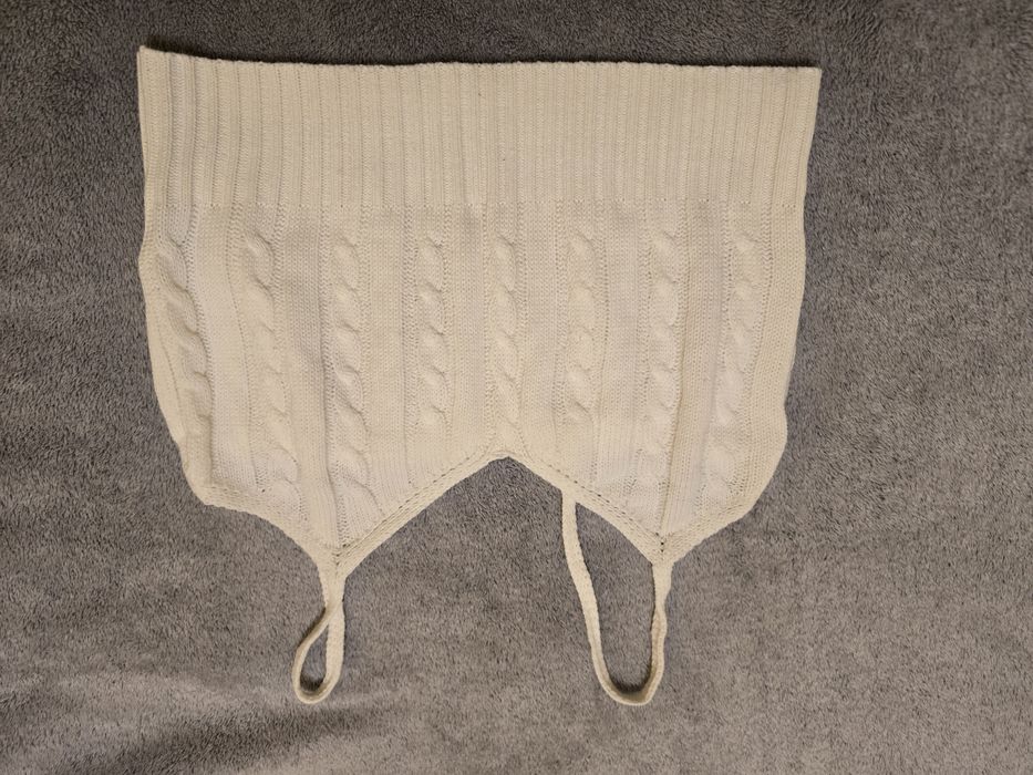 Crop top pleciony