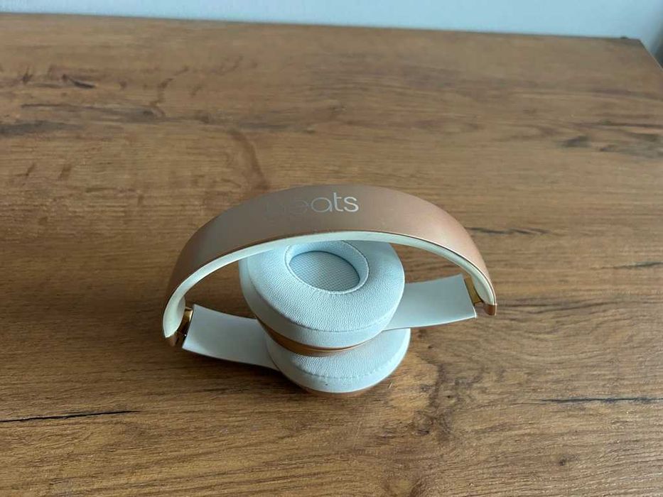 Słuchawki Bezprzewodowe Beats SOLO 2 Wireless Złote Gold Nowe Poduszki