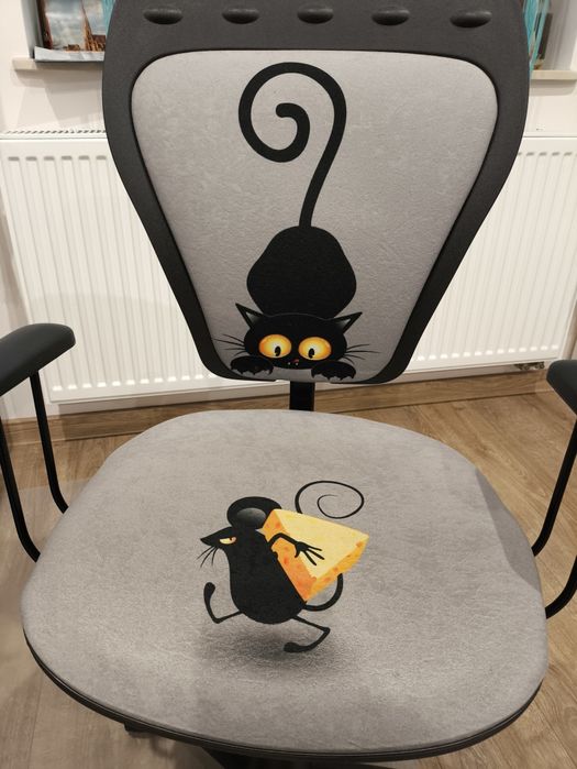 Krzesło Ministyle Black GTP Kot i Mysz