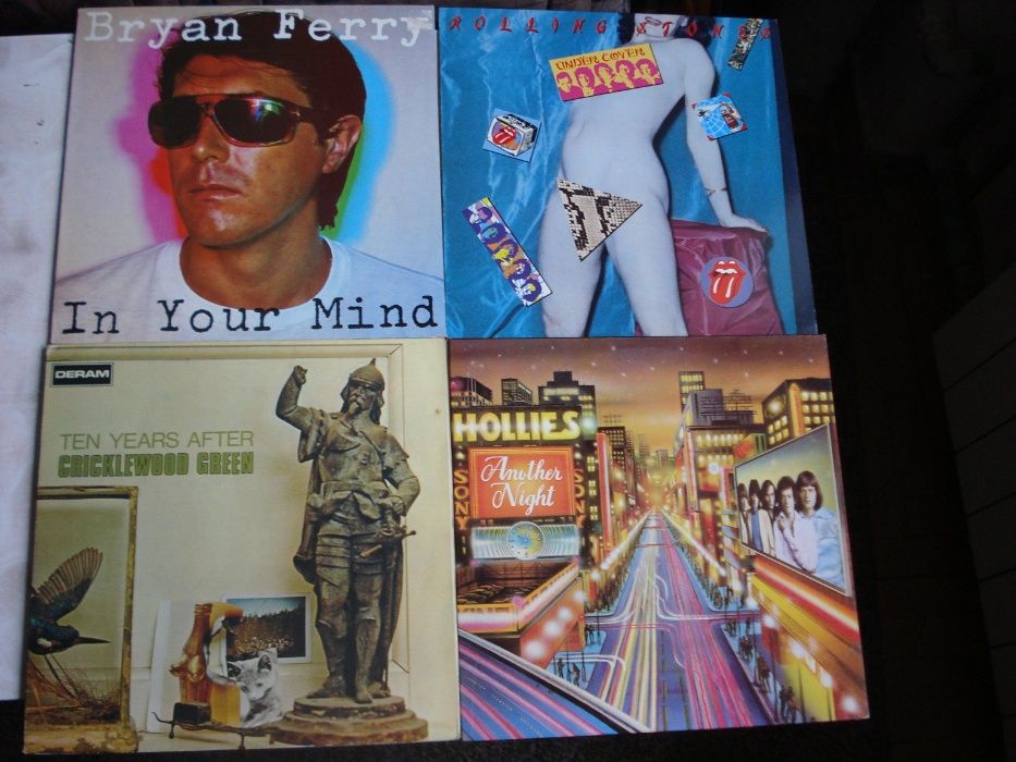 Імпортні вінілові платівки (рок, диско)