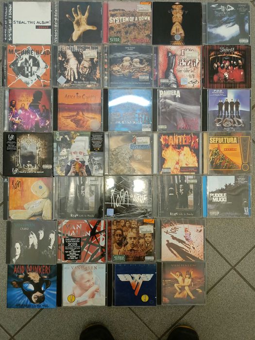 Pantera Acid Drinkers System Of A Down Korn Van Halen Alice In Chains