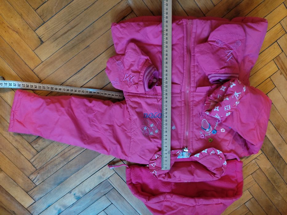 Комбінезон зимовий на дівчинку 3-4років,куртка на 5р.