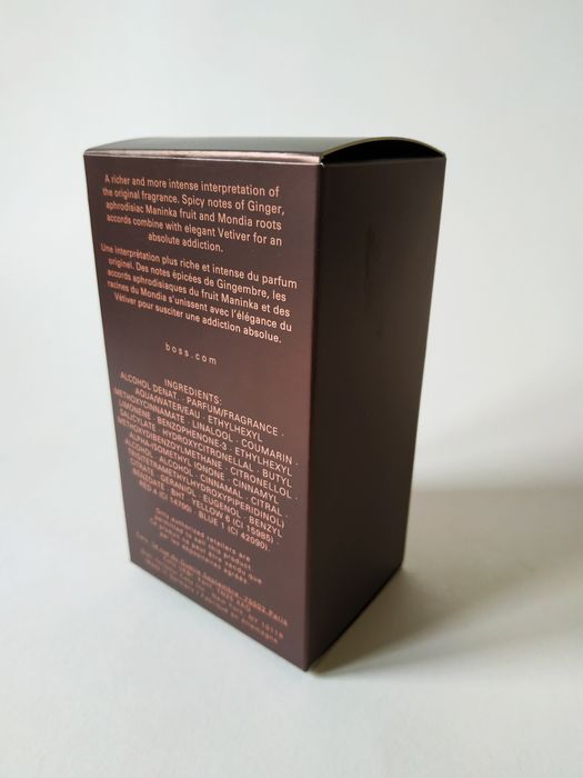 Hugo Boss the scent caixa vazia