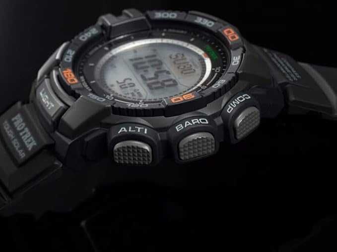 Мужские цифровые спортивные часы Casio Pro Trek PRG-270-1 Tough Solar