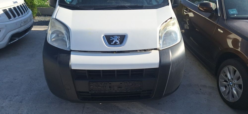 Kompletny przód Peugeot Bipper 2012r 1.4 HDI 249 Maska Błotnik Zderzak Lampa