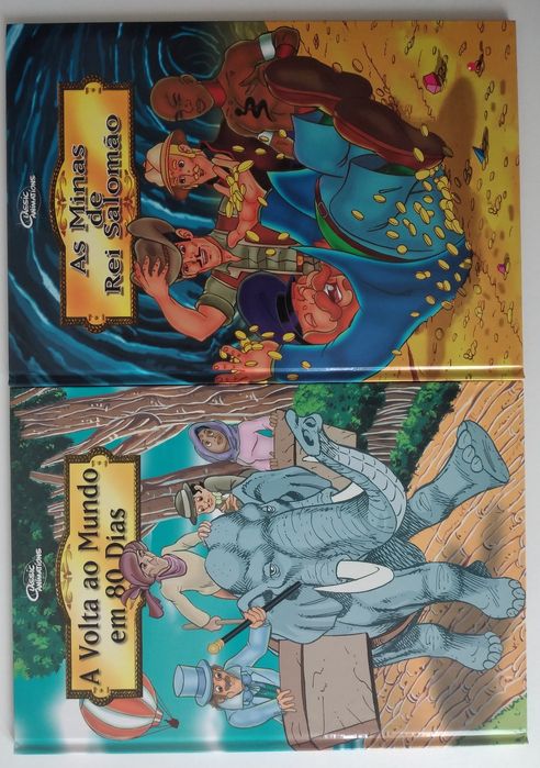Clássicos infantis/juvenis - 7 livros novos da Disney