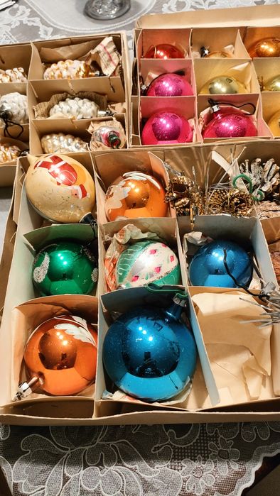 Bombki choinkowe PRL