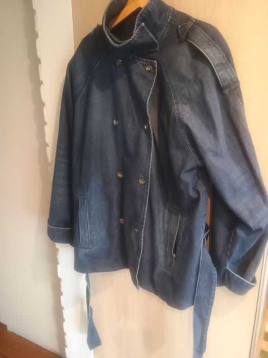 Zara kurtka jesień dżins stójka Xl xxl