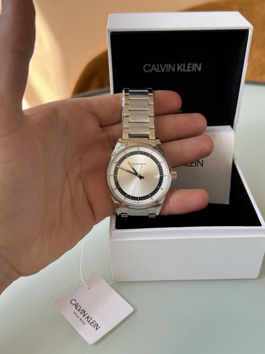 Чоловічі годиники CALVIN KLEIN Quartz Silver Dial Silver-Tone Men's