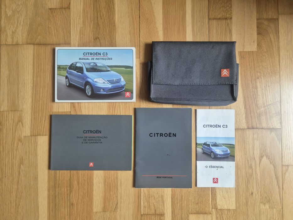 Bolsa e manuais citroen C3