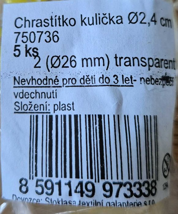 10 Ażurowych Piłeczek/Grechotek Plastikowych - Średnica 26 mm