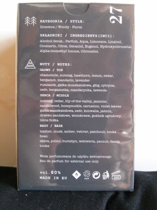 woda perfumowana męska Made in Lab  27